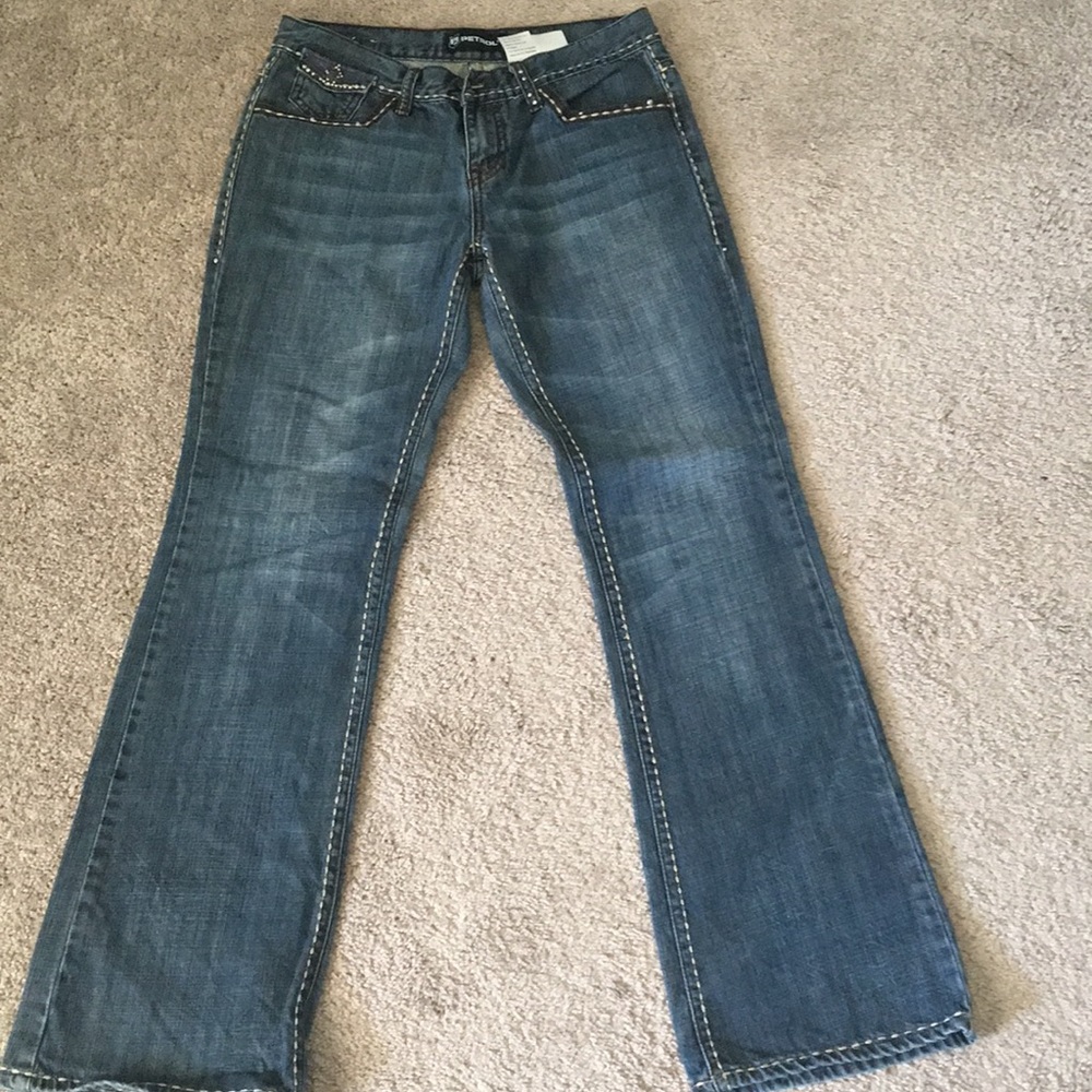 Petrol jeans